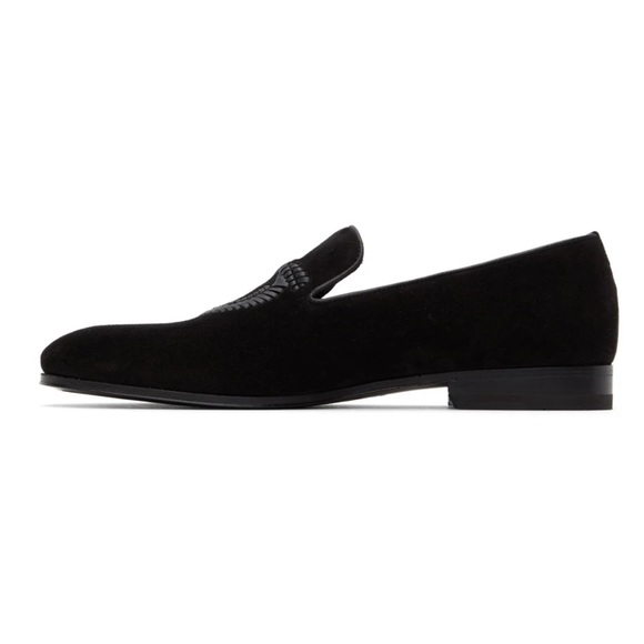 Ferragamo Men's Libero Gancio Suede Loafers - Picture 4 of 6